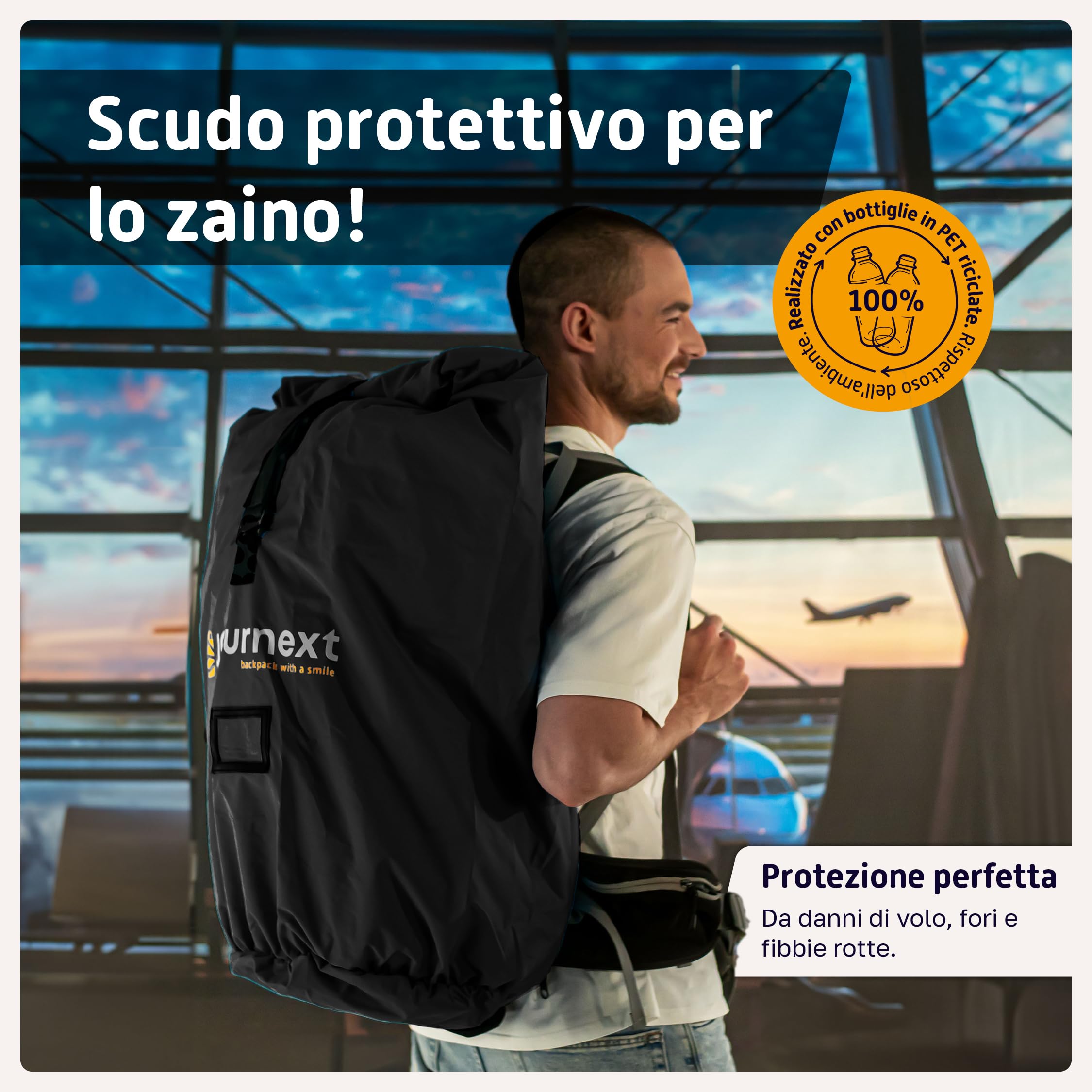 Journext Backpack Cover Zaino Protettivo Unisex-Adulto