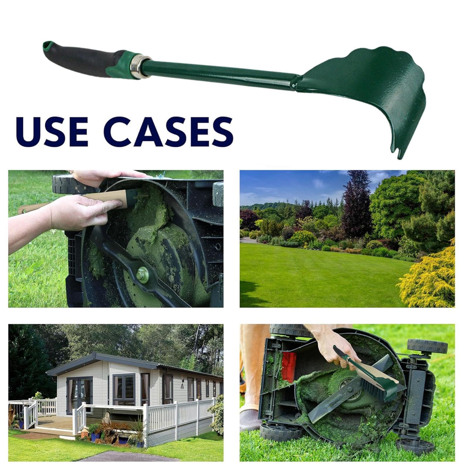 Strumenti per la pulizia del tosaerba | Strumento efficiente e portatile per la rimozione del tosaerba | Detergente per tosaerba da giardino paesaggistico – tosaerba, robusti strumenti per la pulizia