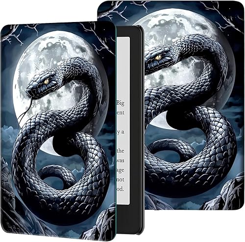 Vista 28 de Funda para Kindle Paperwhite de 7" (12ª generación, 2024) y Kindle Colorsoft Signature Edition, delgada, ligera, de piel sintética, ajustable, Smart