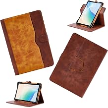 Case for Reader Ocean3 Turbo 7.0 Inch eReader Case 360 Degree Rotation Multi-Viewing Angels PU Leather Stand Folio Cover Brown