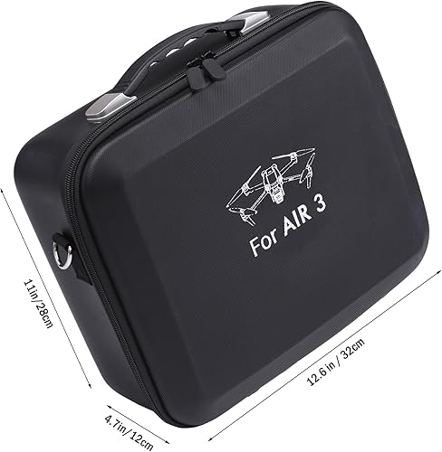 Miniatura 6 de Estuche de transporte para DJI Air 3 Drone, resistente al agua, bolso de viaje compatible con DJI Air 3 RC Quadcopter y accesorios