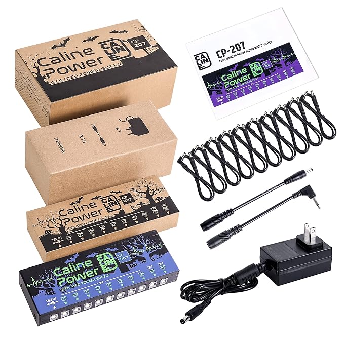 Fuente de Alimentación para Pedales Caline CP-207 10 Salidas miniatura 6