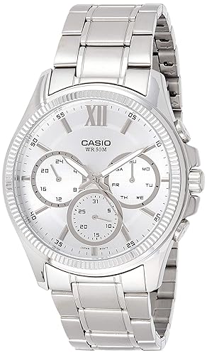 Enticer Analog Silver Dial Mens Watch - MTP-E315D-7AVDF (A1355)