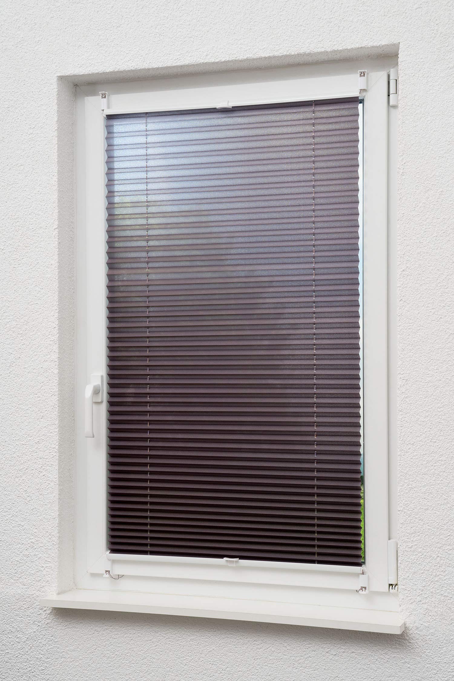 Sunlines Crush - Tenda Plissettata, 110 x 140 cm, Peso, Grigio