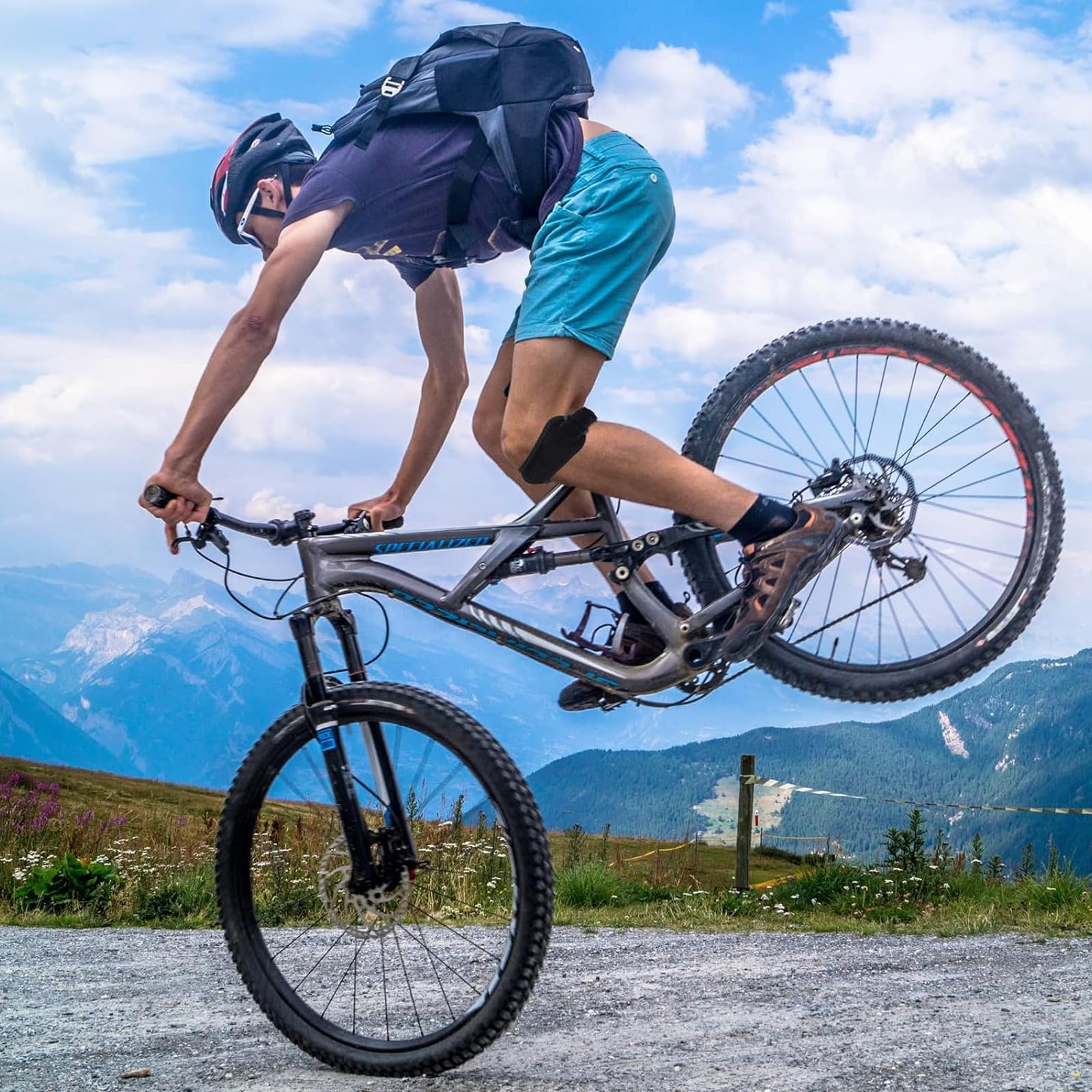 HORREX Genouillère Arthrose Genou Réglable Sport Sangle Maintien Ligamentaire Rotulienne pour Cyclisme Course Volley