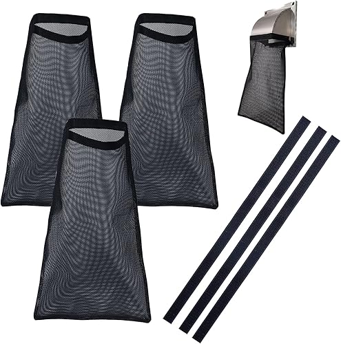Bolsas de ventilación para secadora, trampas para pelusas, di adiós a las rejillas de ventilación obstruidas, pelusa y polvo, perfectas para