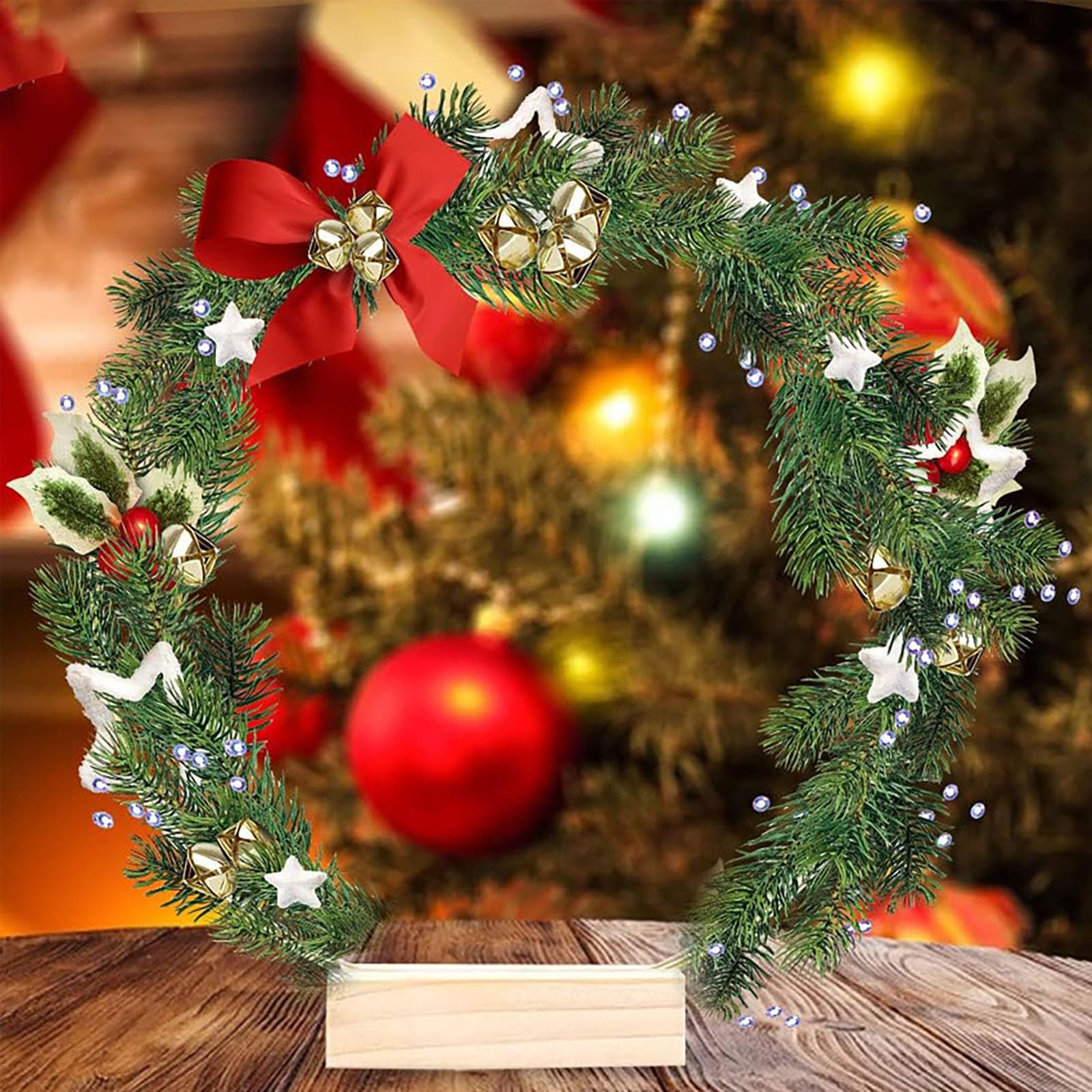 Juego de 8 aros de metal con diseño floral para corona, 12 pulgadas con 8 soportes de madera para hacer decoración de coronas de boda, atrapasueños, manualidades para colgar en la pared (anillo dorado