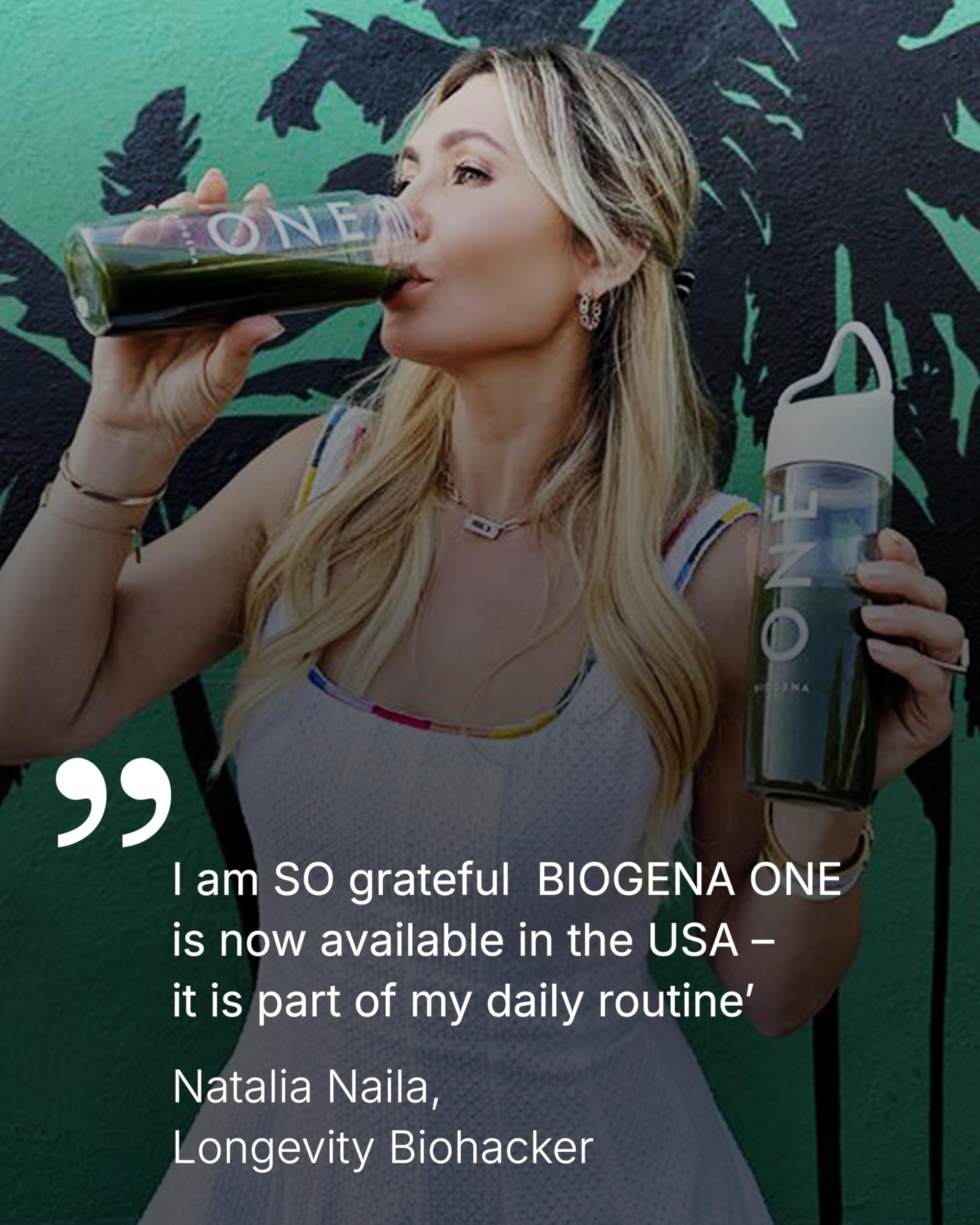 BIOGENA ONE All-in-one Super Greens Powder - 30 Travel Packs + Shaker - Supports Energy Metabolism & Immune Function**- 99 Nutrients with Probiotics, Vitamins & CoQ10 - No Added Sugar - Apple-Kiwi — Amazon image 5