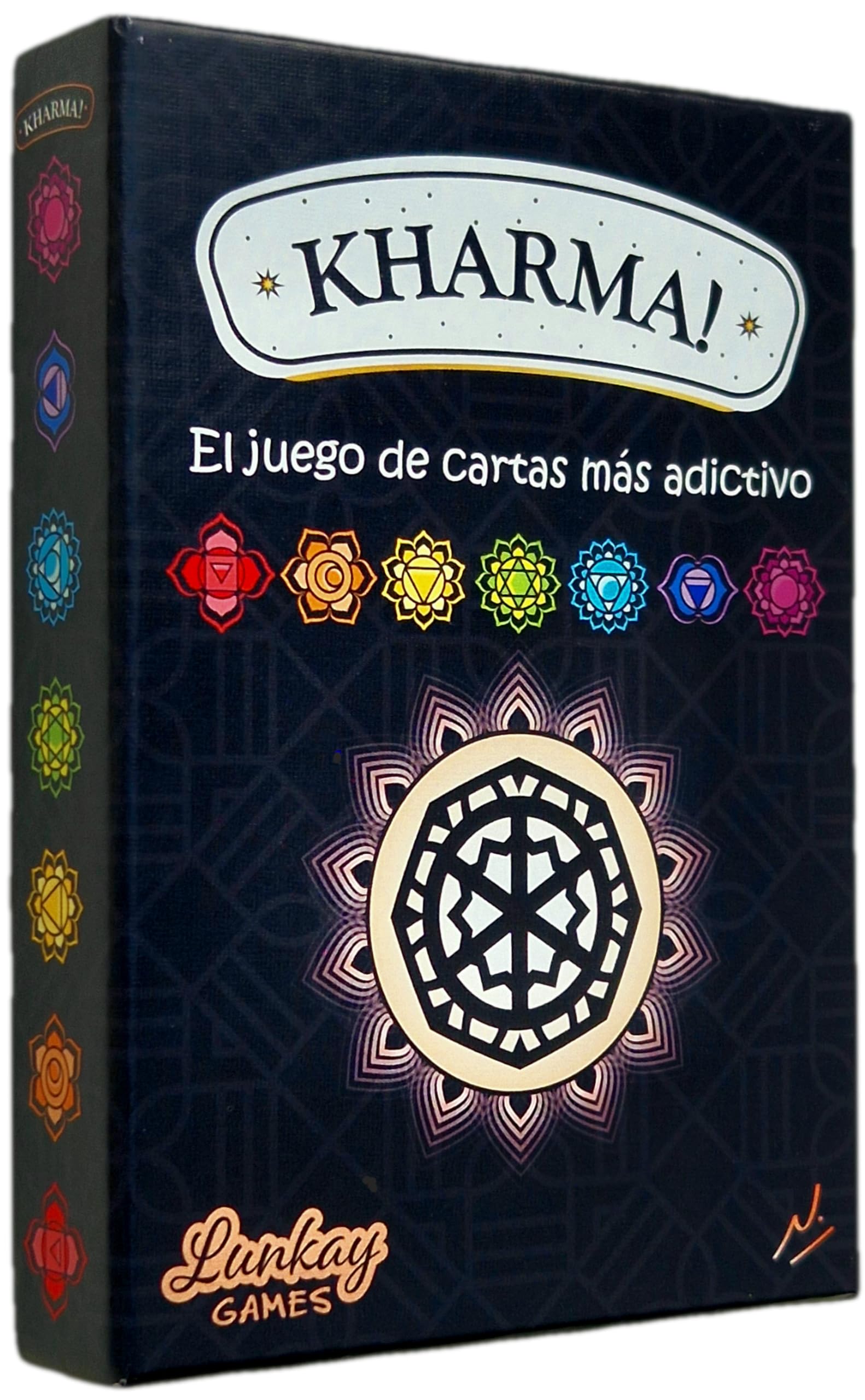 Kharma! - Juego de Cartas FÁCIL y Divertido para Toda la Familia y Amigos - De 2 a 8 Jugadores para NIÑOS y Adultos (2º Edición)