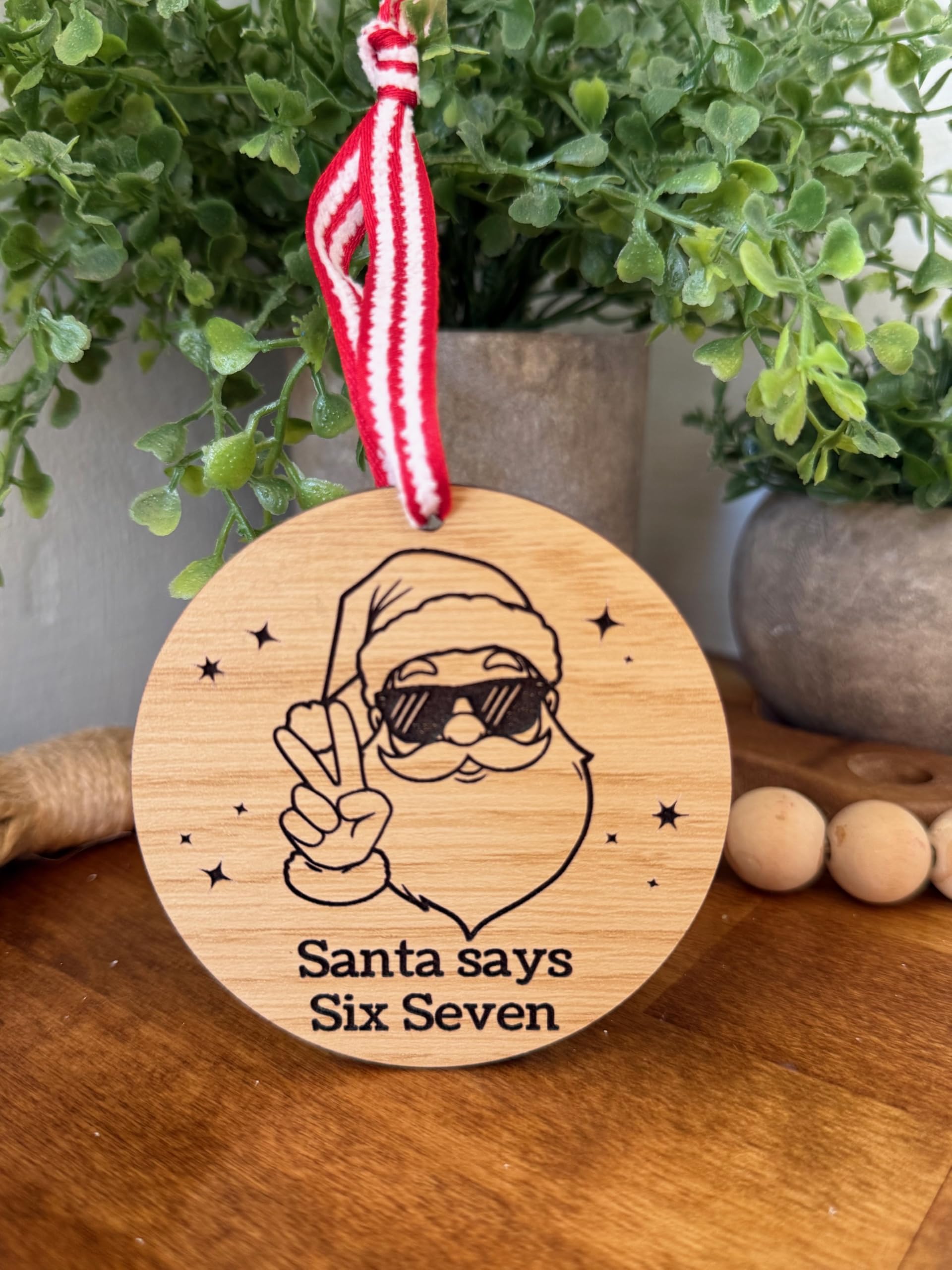 Funny Christmas Ornaments Six Seven Bruh Dabbing Boy Funny 67 Meme Gen Alpha  Slang T Funny Ornament