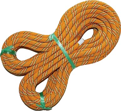 Power Rope 10.5Mm Multi-Function Downhill Rope Aerial Work Auxiliary Rope, Bearing 2400Kg,10M