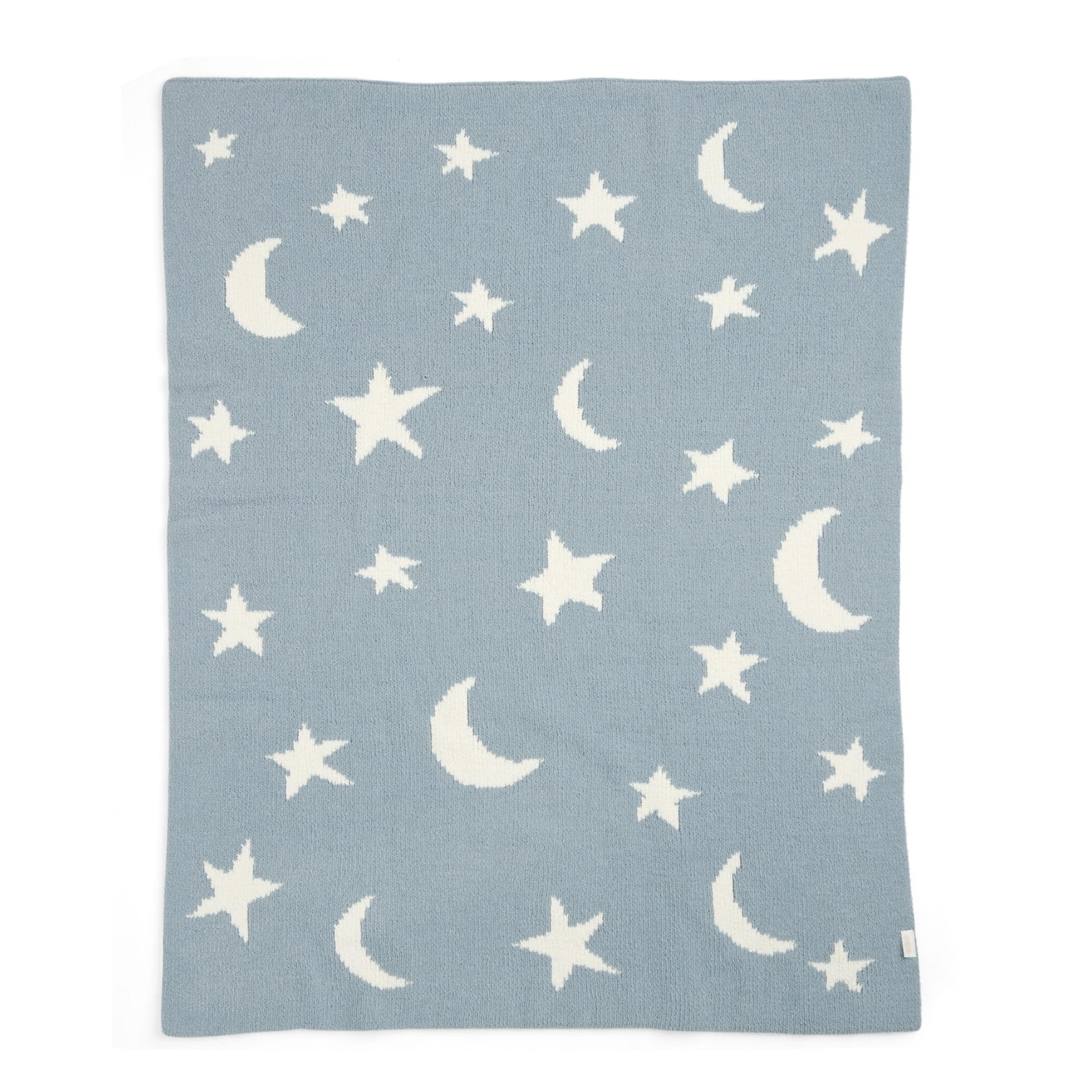 Mamas & Papas Chenille Blanket - Blue Moon/Star