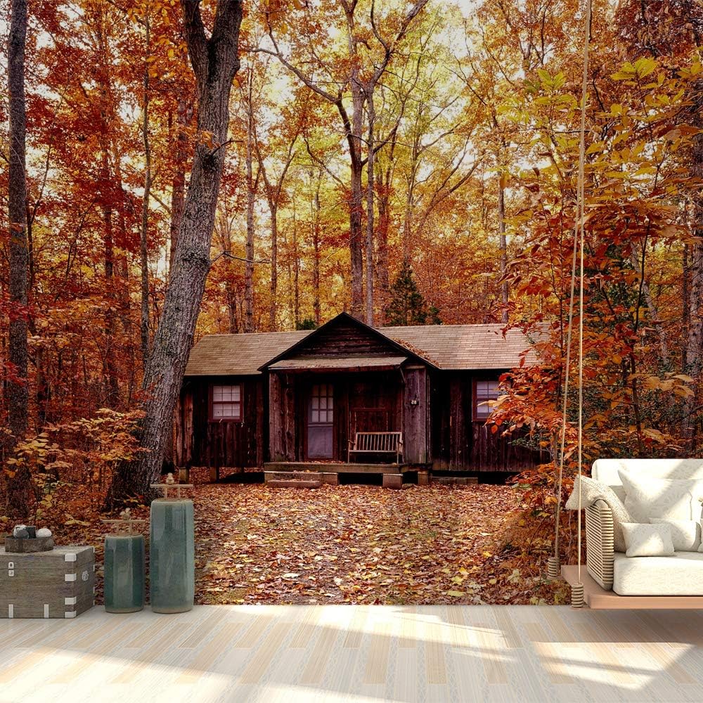Falling Leaves And Wallpaper Cabins Free Misty Forest Cabin Image falling-leaves-and-wallpaper-cabins-free-misty-forest-cabin-image