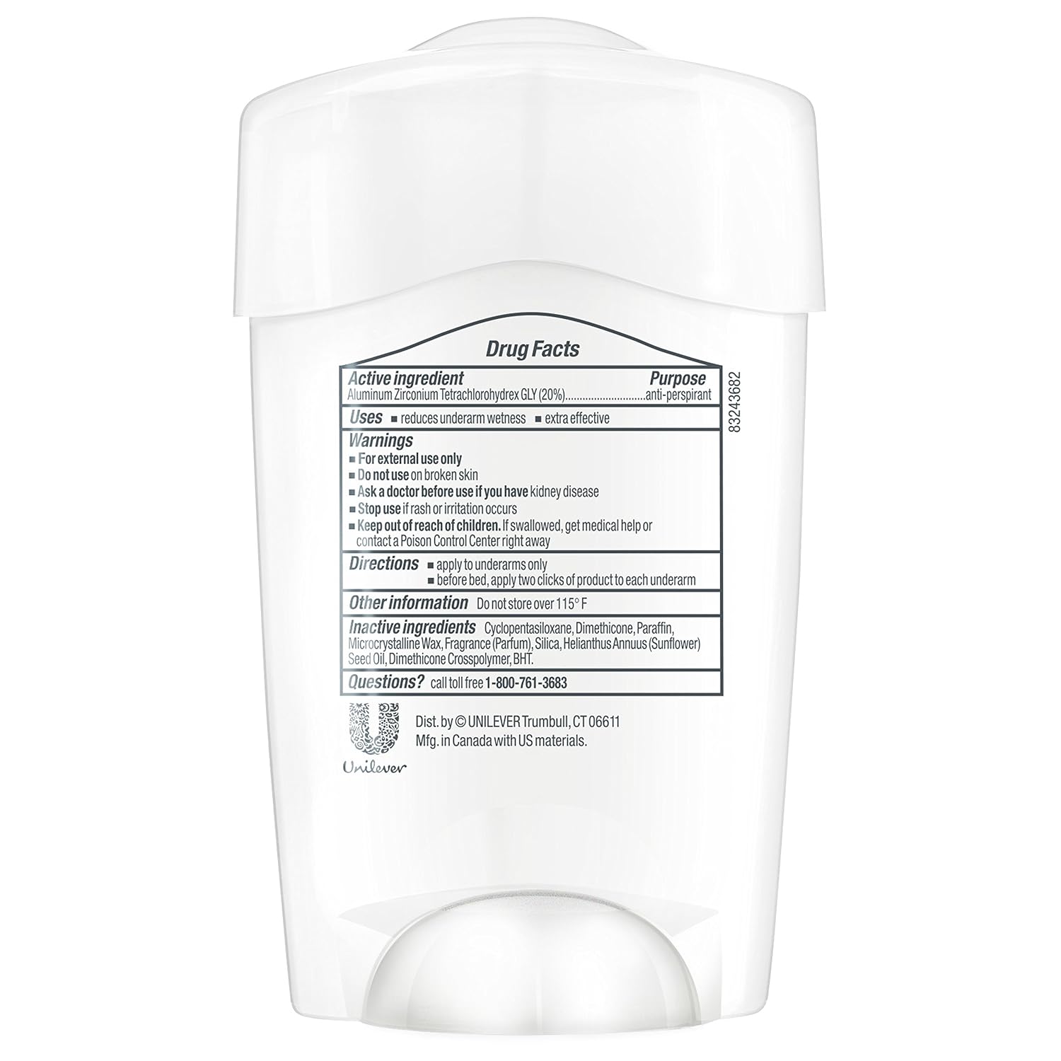 Dove Clinical Protection Antiperspirant Deodorant, Original Clean, 1.7 Ounce