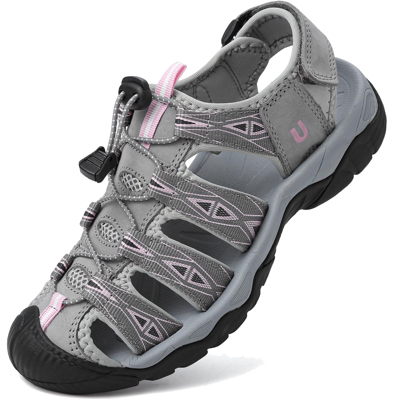 Lvptsh Womens Hiking Sandals Closed Toe Outdoor Sports Sandals