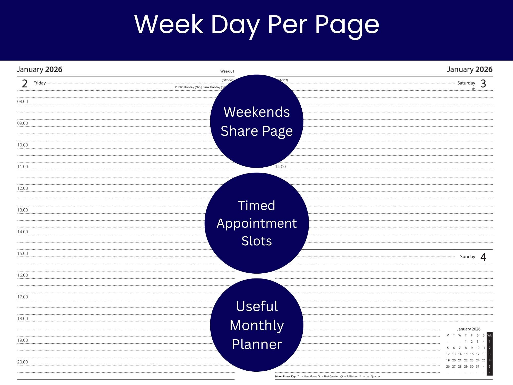 Personalised Diary 2025 Organiser Day A5 | Offer Of The Day - View #10