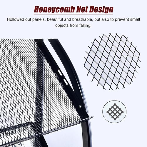 Miniatura 4 de Estante de revistero comercial, estante de exhibición de literatura de folleto de hierro negro para bibliotecabancoaeropuertos, con bolsillo de