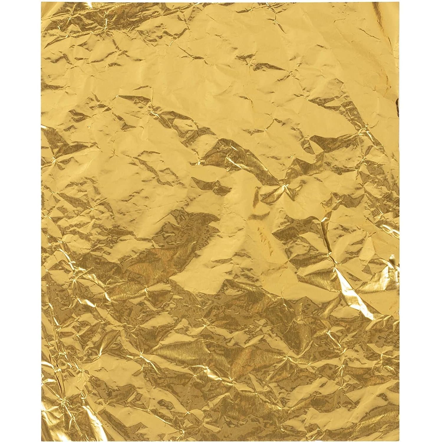 Juvale Gold Foil Candy Wrappers - Foil Sheets for Chocolate Bar Packaging - Multi-Purpose Candy Wrapper for Crafts - Versatile Chocolate Packaging - 6