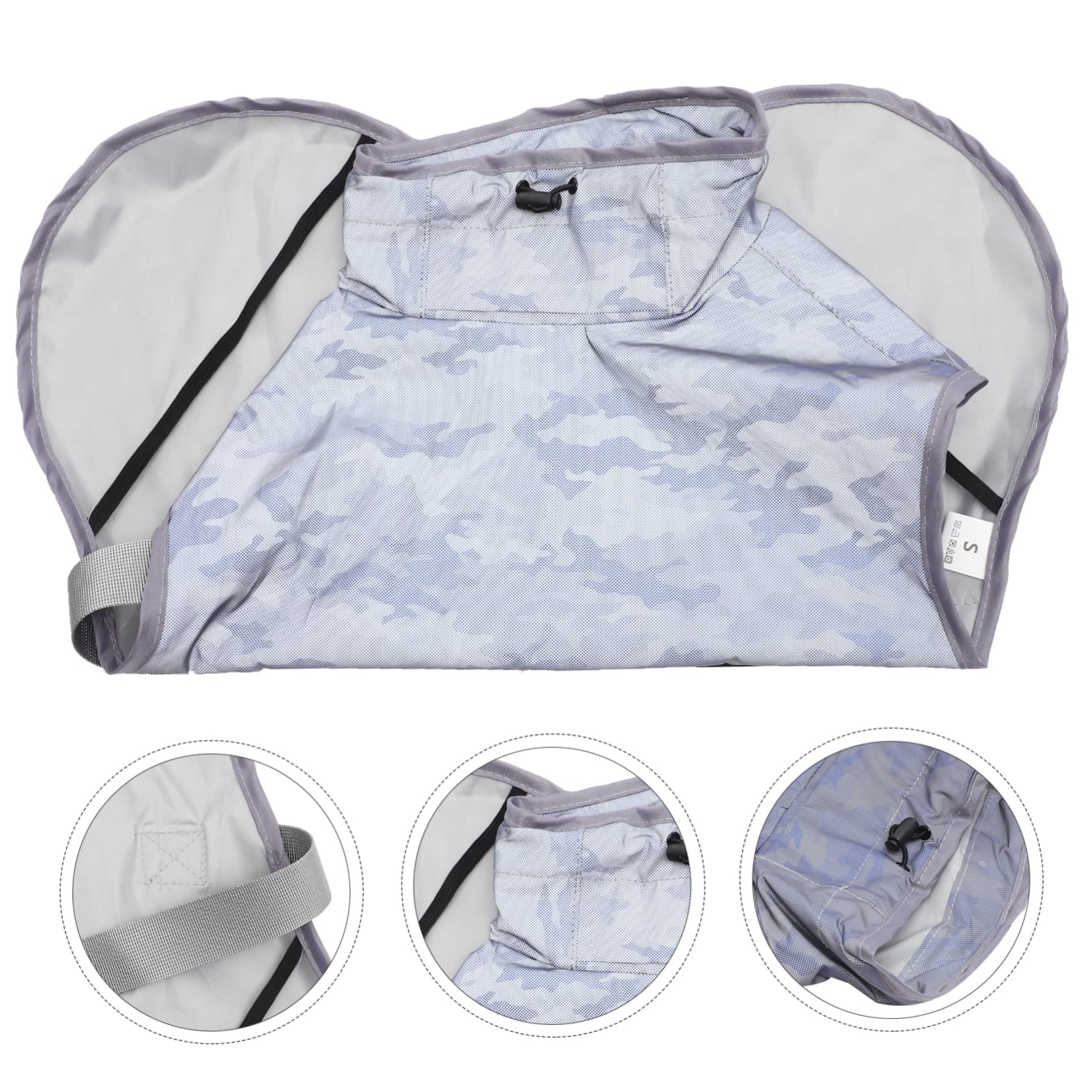 FOMIYES Lot De 3 Manteaux De Pluie pour Petits Chiens Matériau Respirant Réfléchissant Facile À Garde Votre Animal Sec