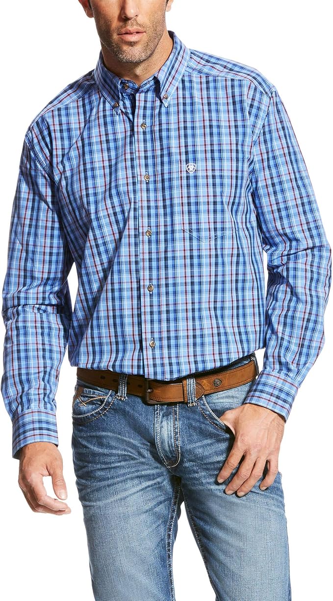 ARIAT Men's Classic Fit Long Sleeve Button Down Shirt at Amazon Men’s
