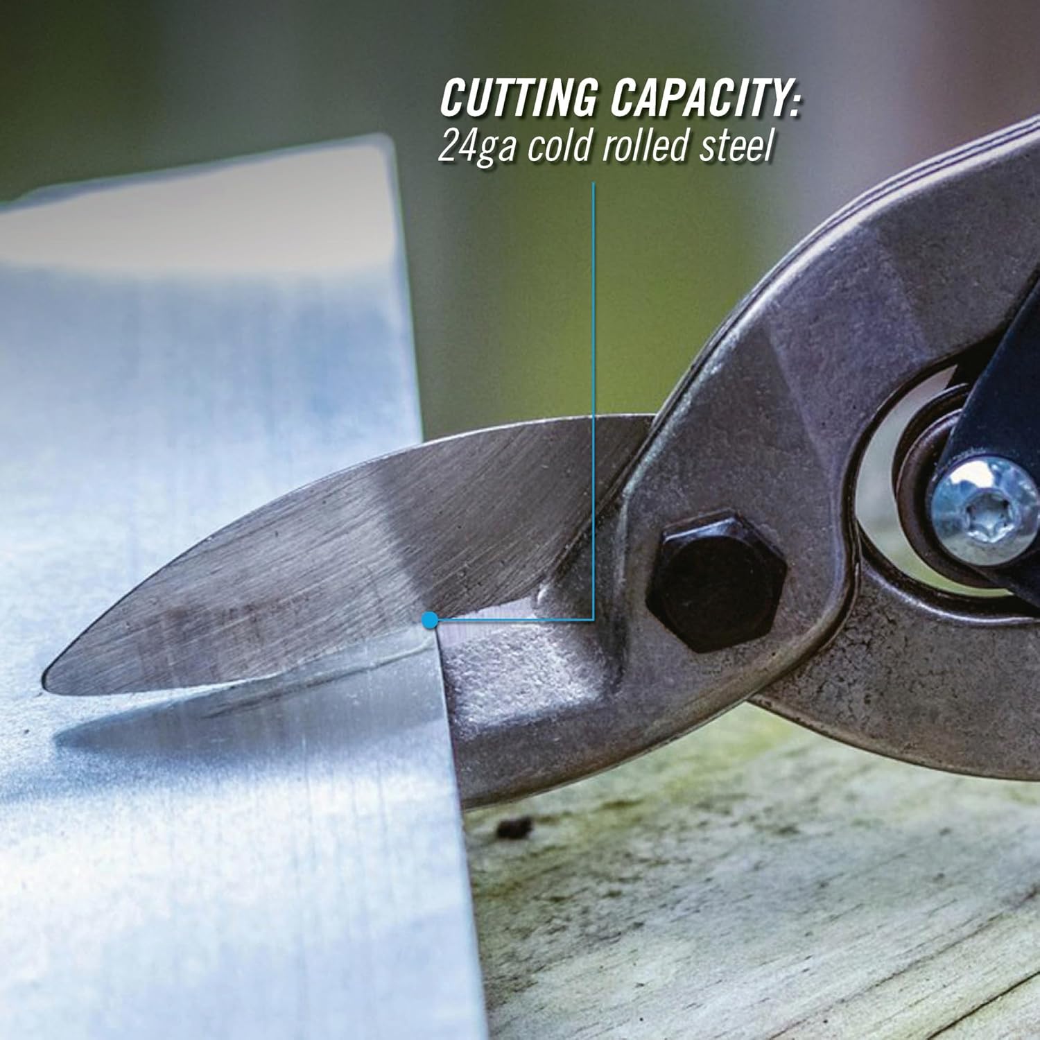 Channellock Aviation Snip 610SS - Utility Straight Cut, CR Steel, Molybdenum Blade - 10 In.