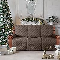 Vista 8 de Ruaozz Funda de sofá reclinable impermeable de 1 pieza, fundas de sofá para sofás reclinables, funda de sofá reclinable lavable, protector