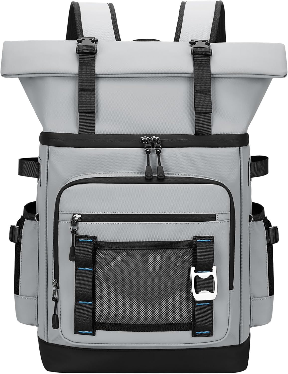 Insulated Cooler Backpack, 40L Expandable Leakproof Waterproof, Dual Compartments (23L+17L) with Expandable Upper Section, Portable for Beach Camping Picnic Travel