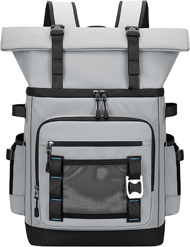 Cooler Backpack Insulated Leakproof, Large Expandable Waterproof Cool Bag Rucksack Thremal Picnic Backpack for Men & Women