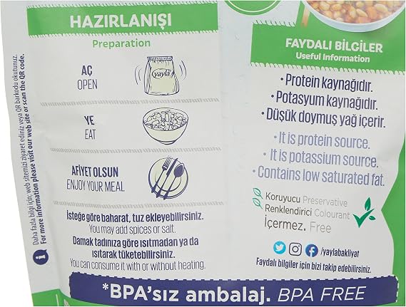 Yayla Bean Steak (400 Gr) 6 pack