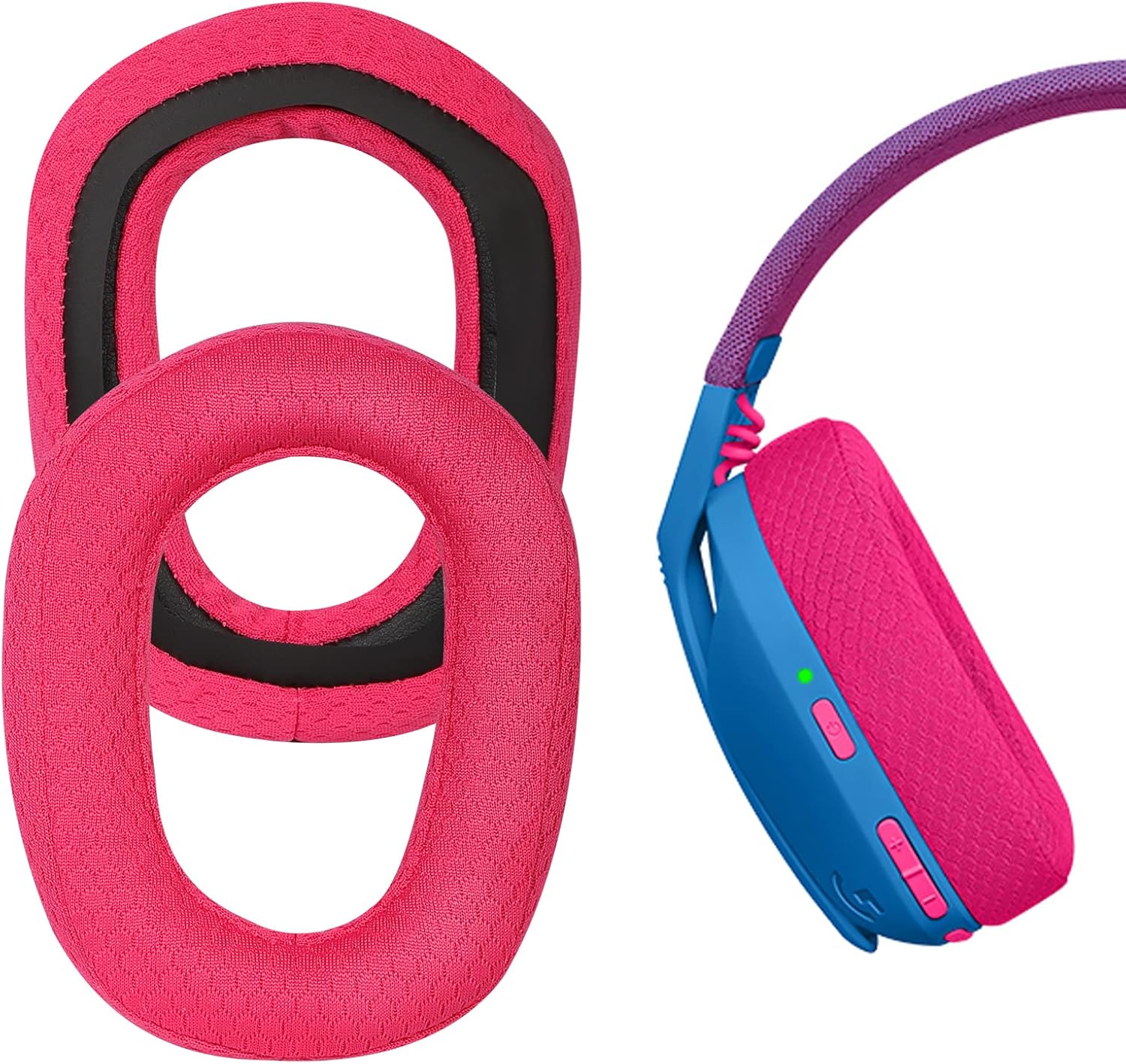 JHK Breathable Mesh Replacement Ear Pads Cushion Cover