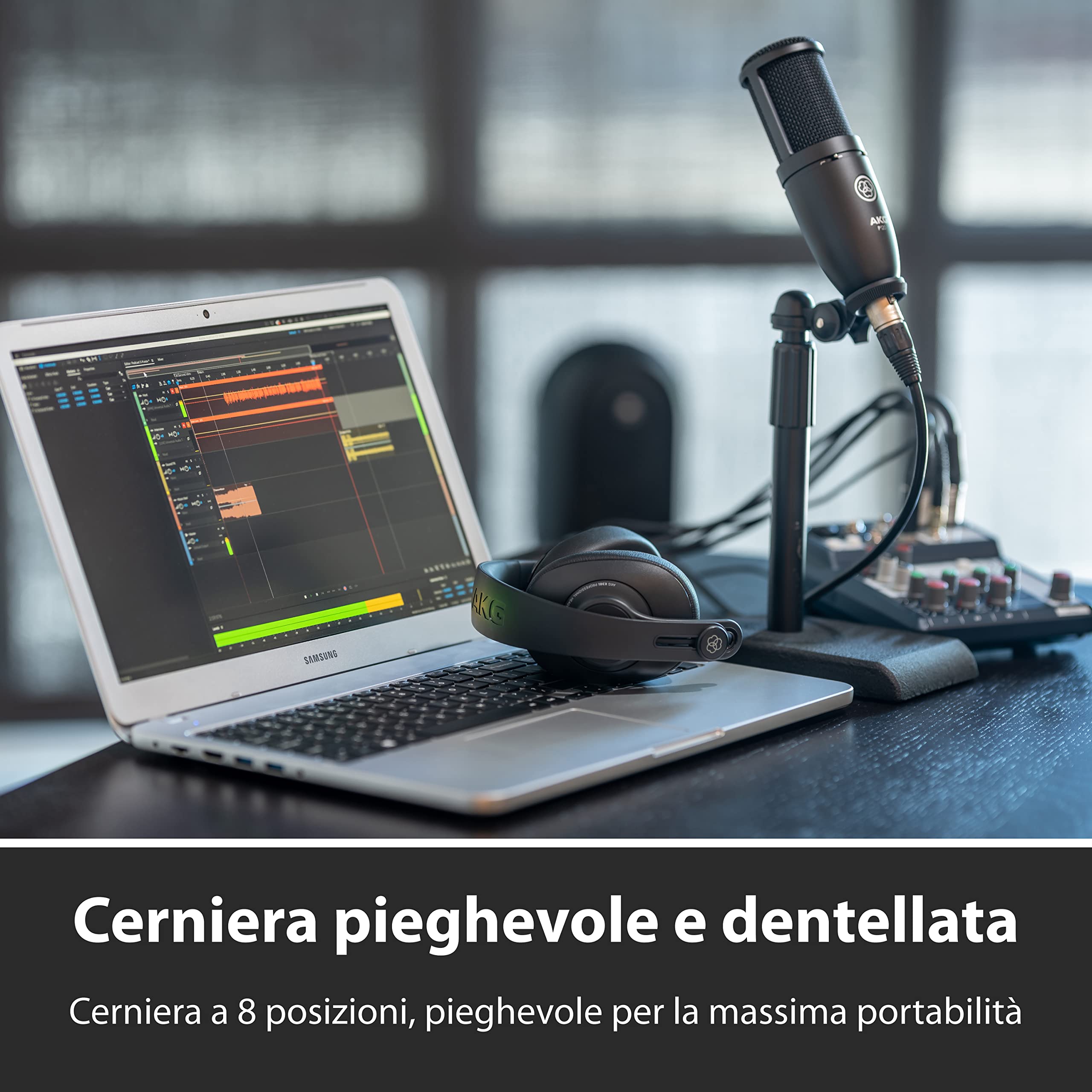 AKG K371-BT, Cuffie Bluetooth posteriori chiuse di prima classe