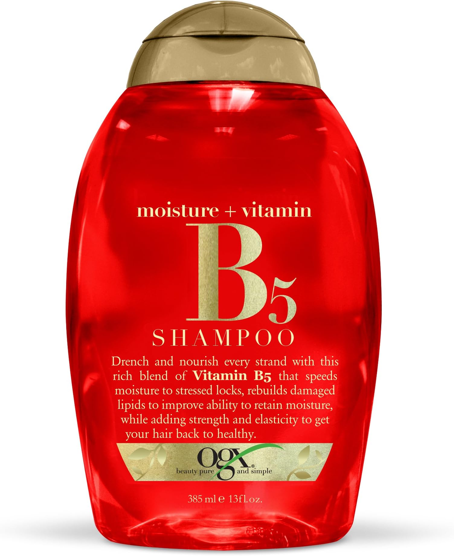 OGX Moisture Plus Vitamin B5 Shampoo, 385ml