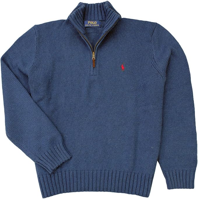 ralph lauren half zip sweater