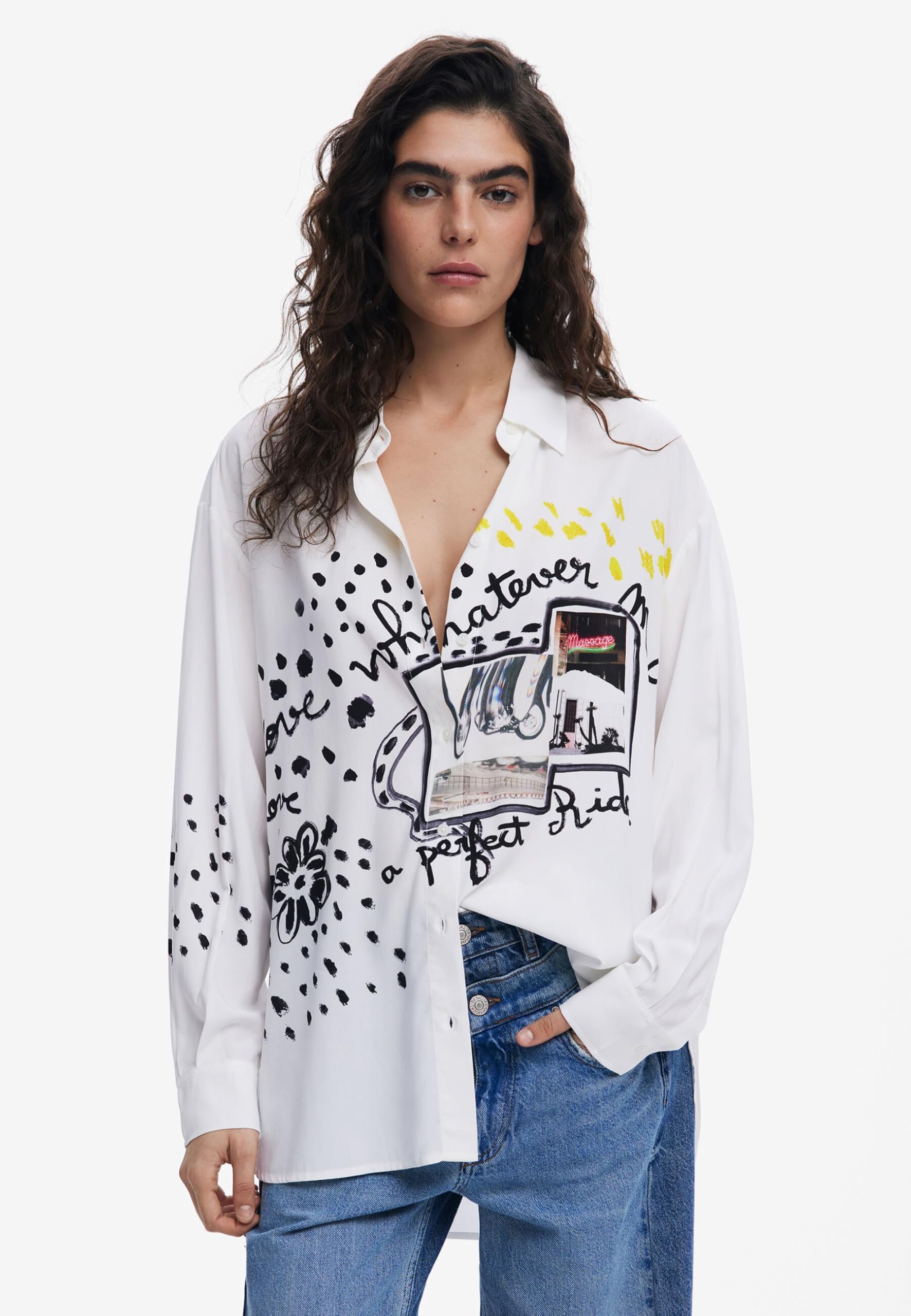 Desigual 25swcw41 T-Shirt Femme (Lot de 1)