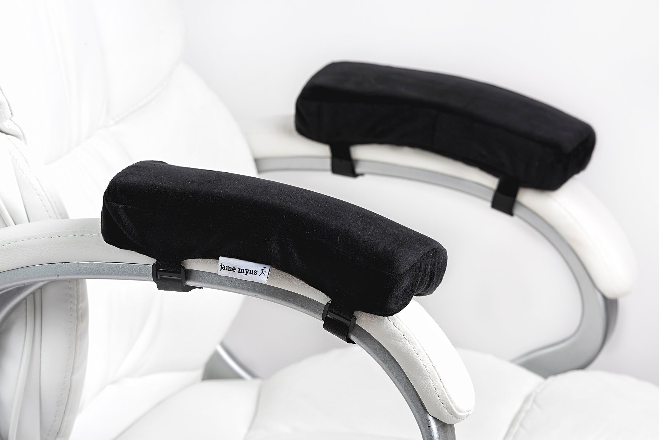 Comfort Memory Foam Armchair armrest pad Cushion - Relieve Elbow Strain (2 Piece Set)
