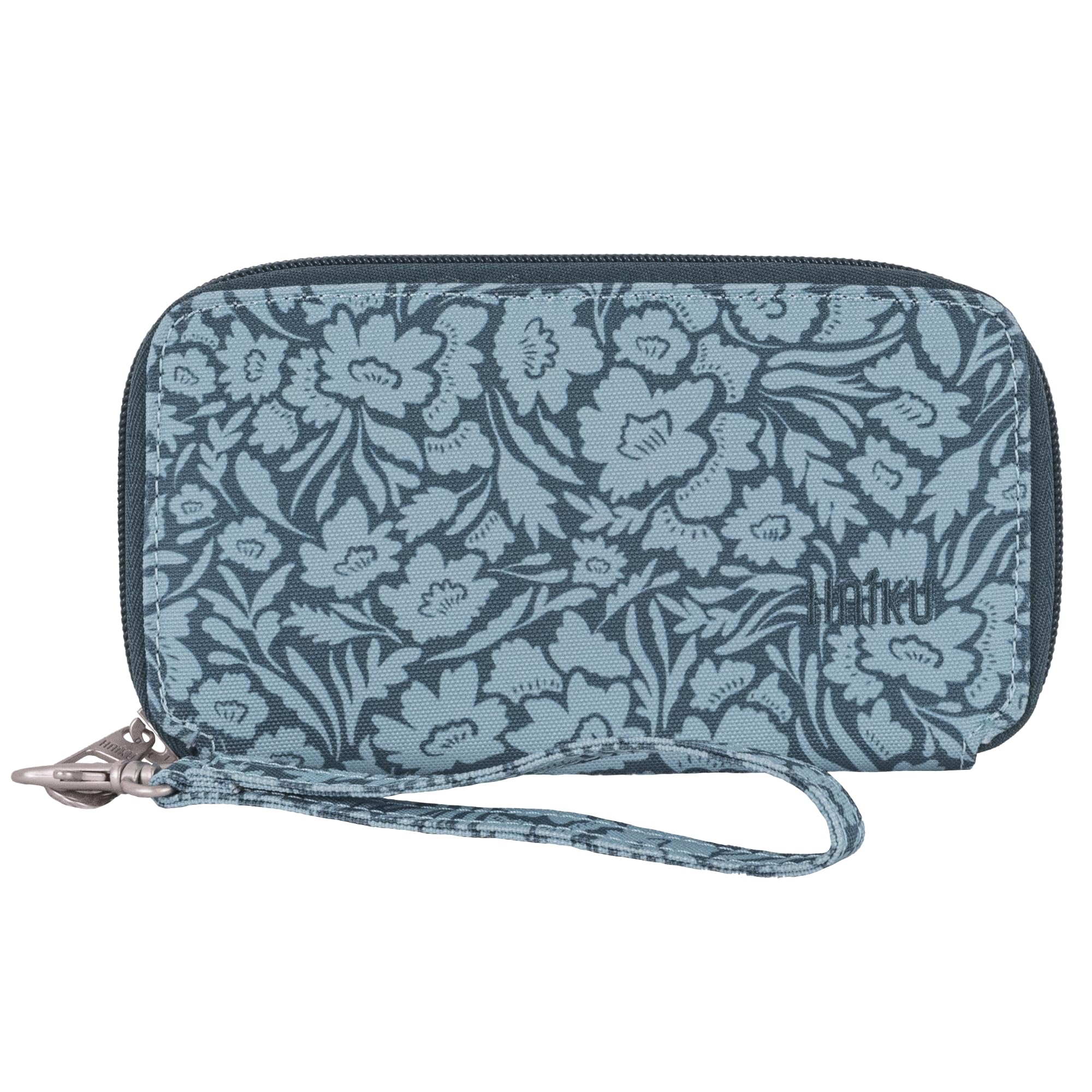HAIKU Intrepid Wristlet, Clutch Wallet, Zip Around RFID-Blocking Credit Card and ID Holder, Hand Purse