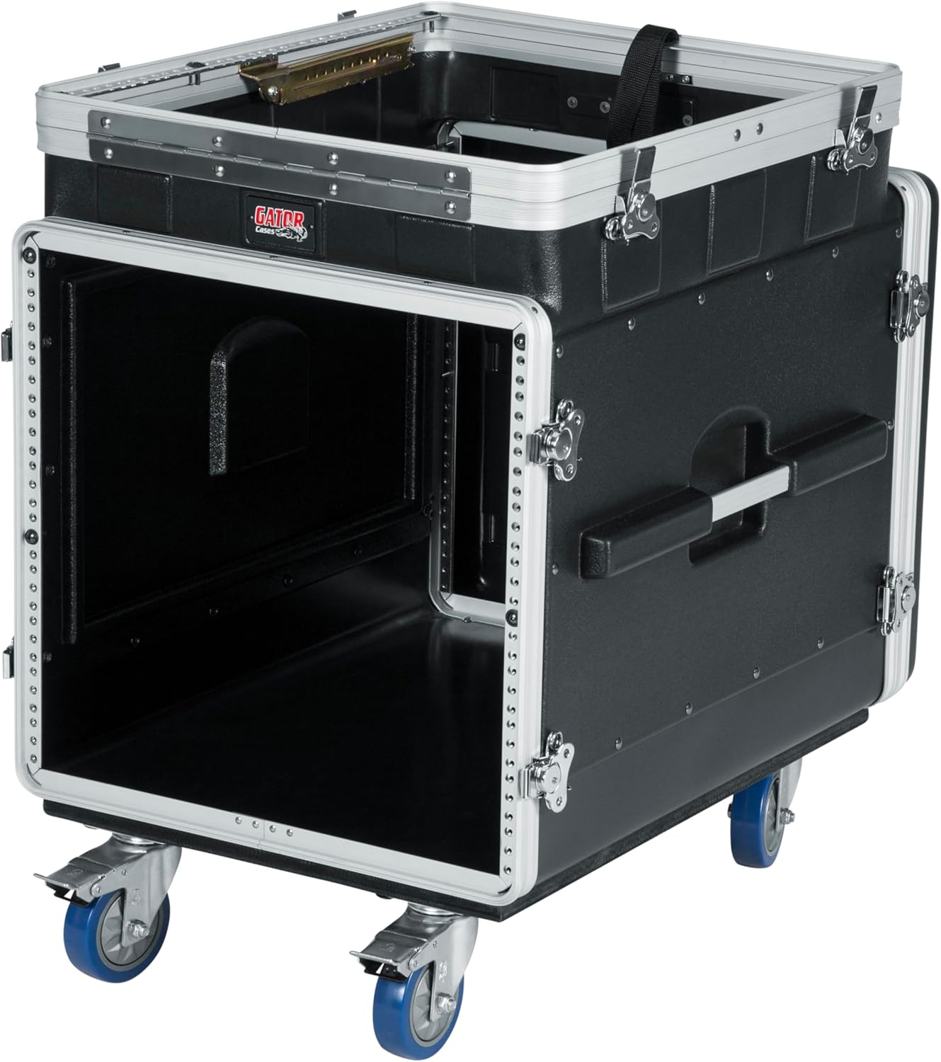 Gator Cases Soundcheck Series 12U Top, 10U Side Console Audio Rack (GRC-12X10 PU)