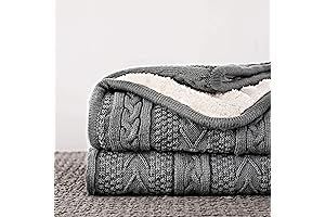 Longhui Bedding Grey Sherpa Throw Blanket: Warmth and Comfort at Your Fingertips