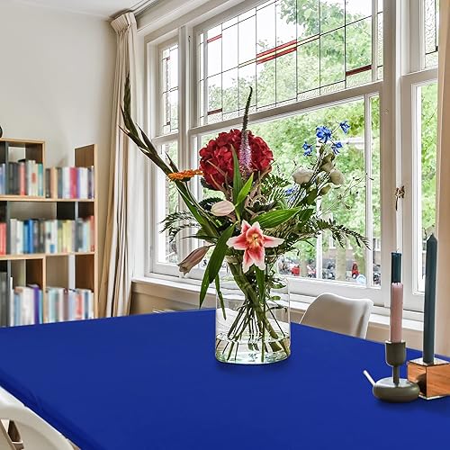 Vista 14 de CHENGU Mantel de elastano, ajustable, elástico, ajustable, para mesa de picnic, lavable, plegable, mantel rectangular de poliéster para fiesta