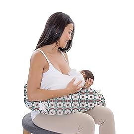 My Brest Friend Original Nursing Pillow Cover - Slipcovers for Baby - Adjustable Fit, Easy Care, Durable - Original Nursing Pillow Not Included, Coral