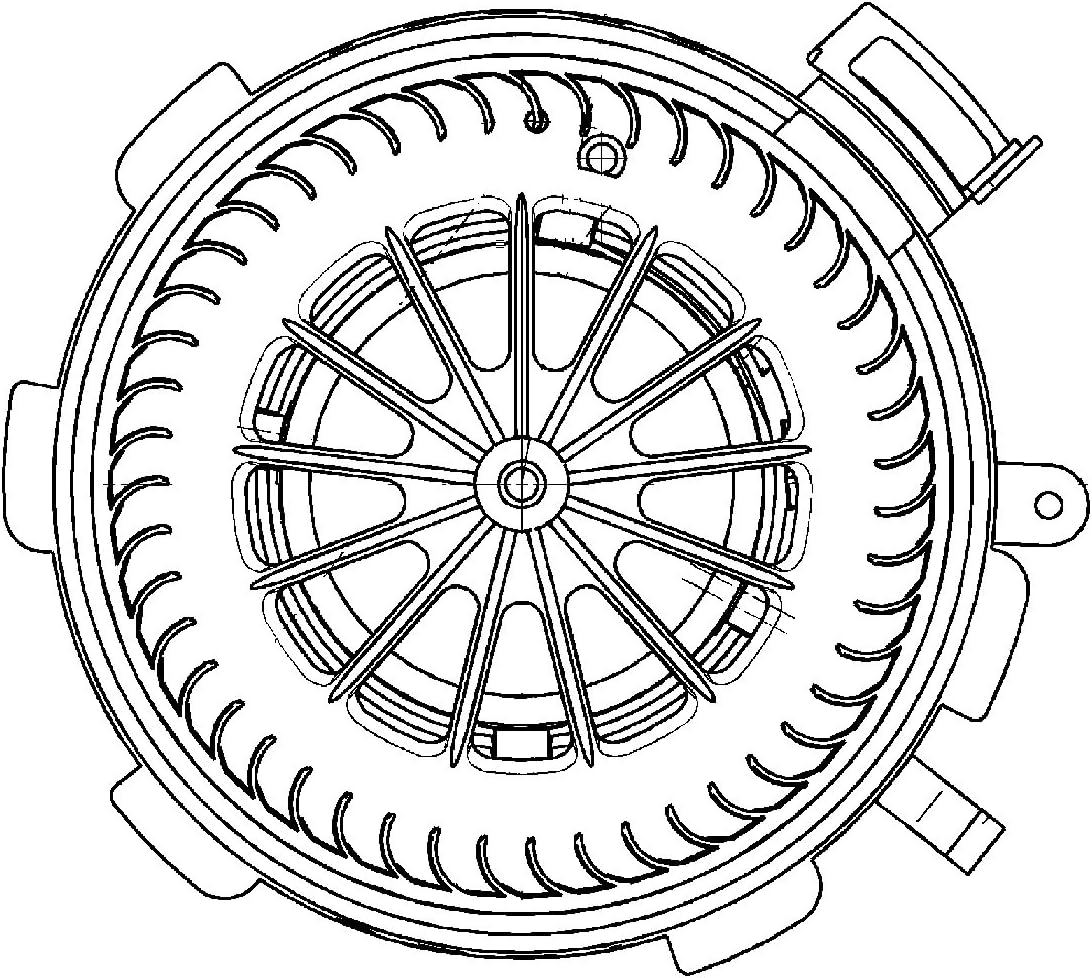 Behr Hella Service 351034071 HVAC Blower Motor Mercedes Benz Sprinter