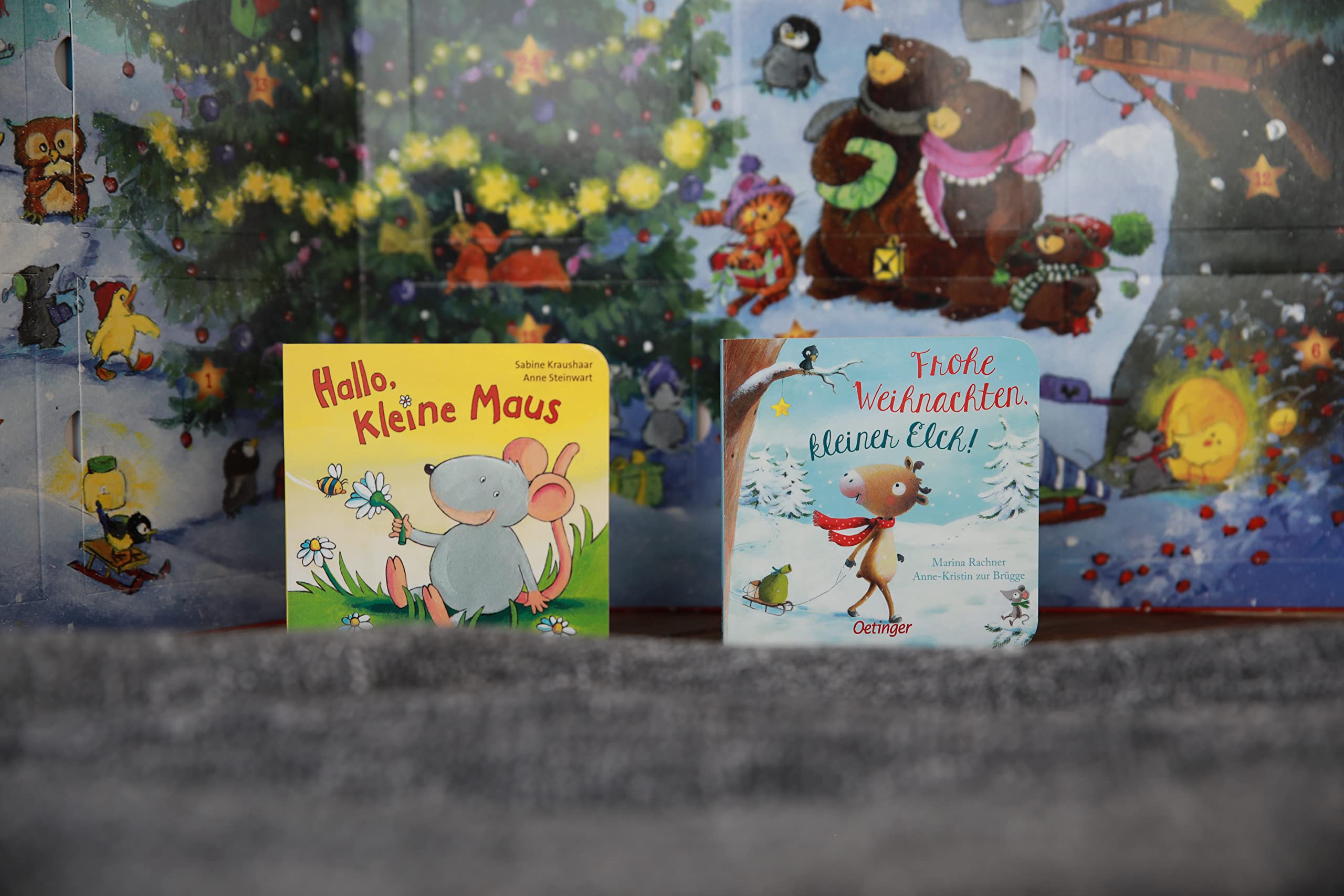 Mein allererster Adventskalender: mit 24 Pappbilderbüchern zum Herausnehmen