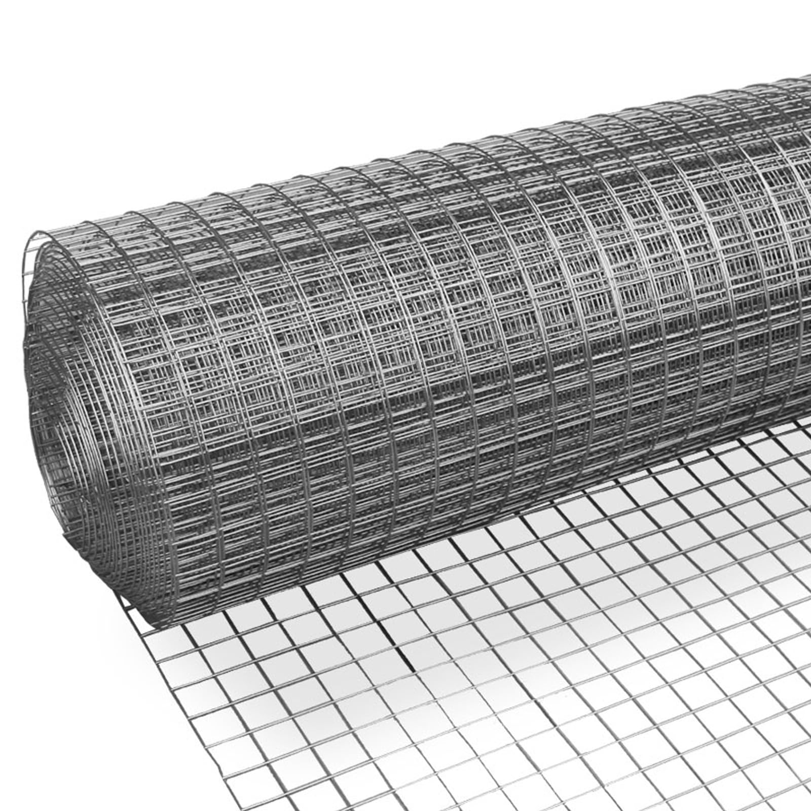 Malla Cuadrada Alambre para Pollos Valla Paneles Barrera para Jardinería Pajarera,Malla de Alambre, Malla Electrosoldada, Tela Metálica De Acero Inoxidable,malla ganadera(1.2mx3m(47.2inx9.8ft))