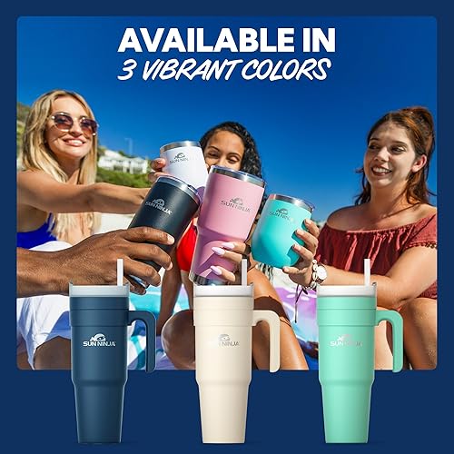 Miniatura 6 de SUN NINJA - Vaso de 40oz - Verde Claro