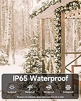 Vista 7 de Luces de Cadena LED de 165 Pies 500LED, Luces de Hadas Estrelladas LED, Luces de Cadena Parpadeantes Luces Decorativas con 8 Modos con Enchufe