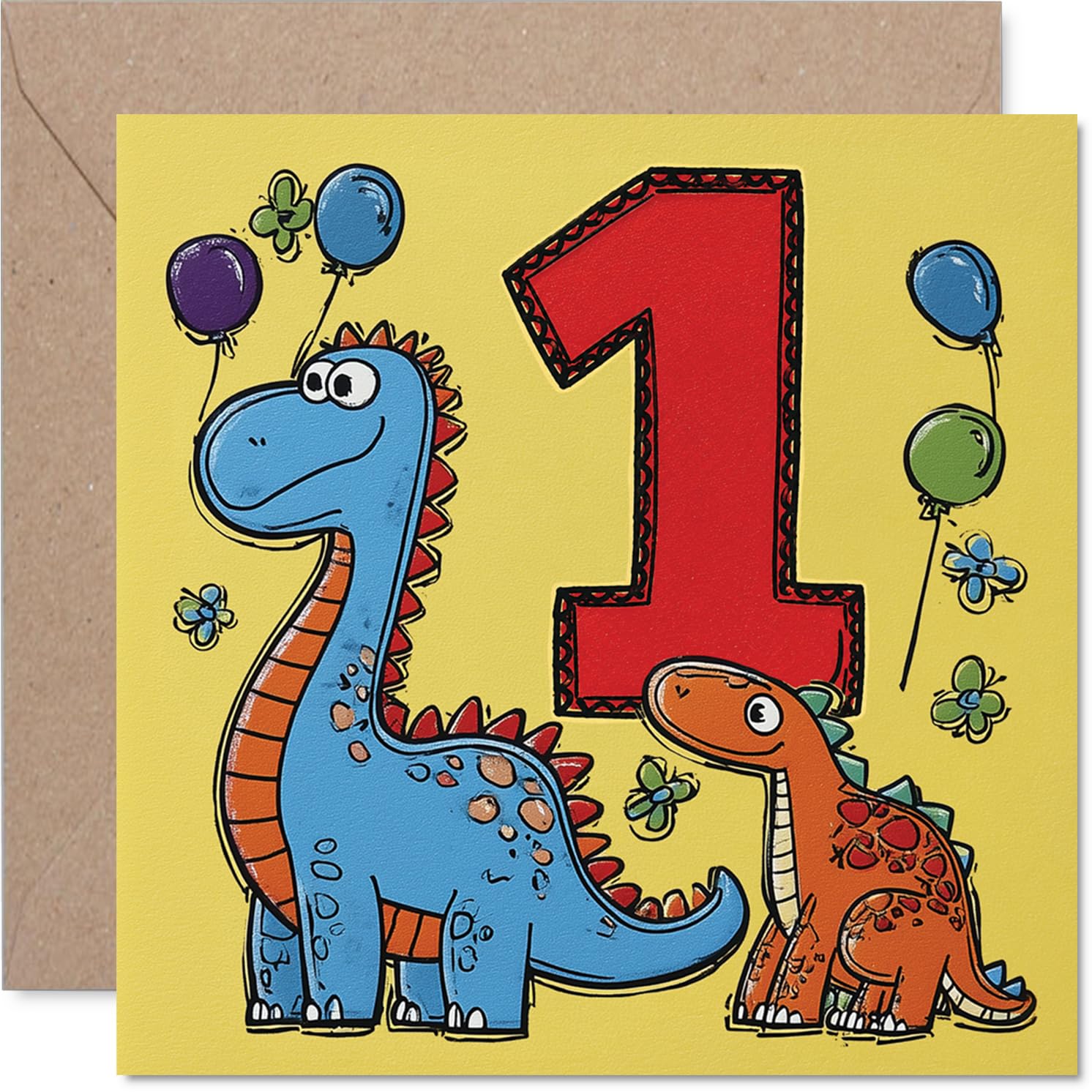 Playful 1st Birthday Card, Roarsome Fun for Their Big Day