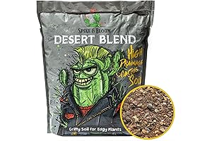Spike & Bloom Best Soil for Cactus - High Drainage Potting Mix for Succulents