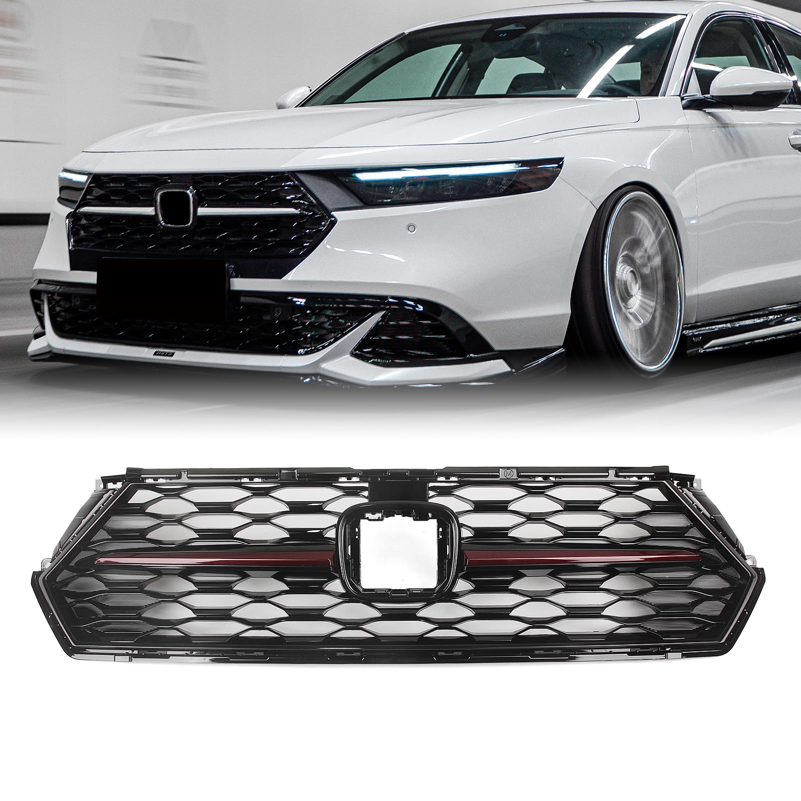Amazon.co.jp: フロントバンパーグリルキット ホンダ アコード 11th Amazon.co.jp: フロントバンパーグリルキット ホンダ アコード 11th
