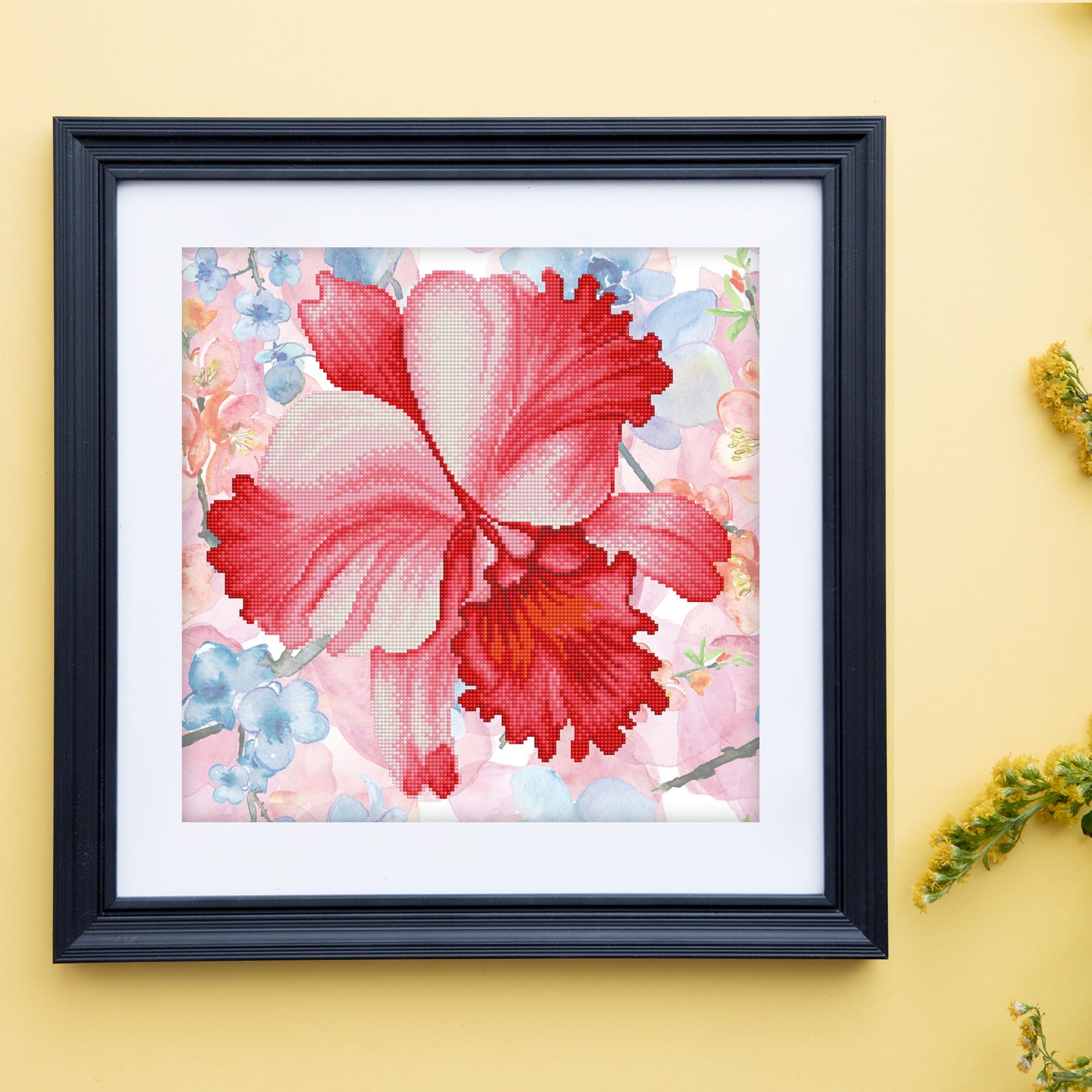 Amazon.com: DIAMOND DOTZ Sparkle Garden Crimson Floral Diamond