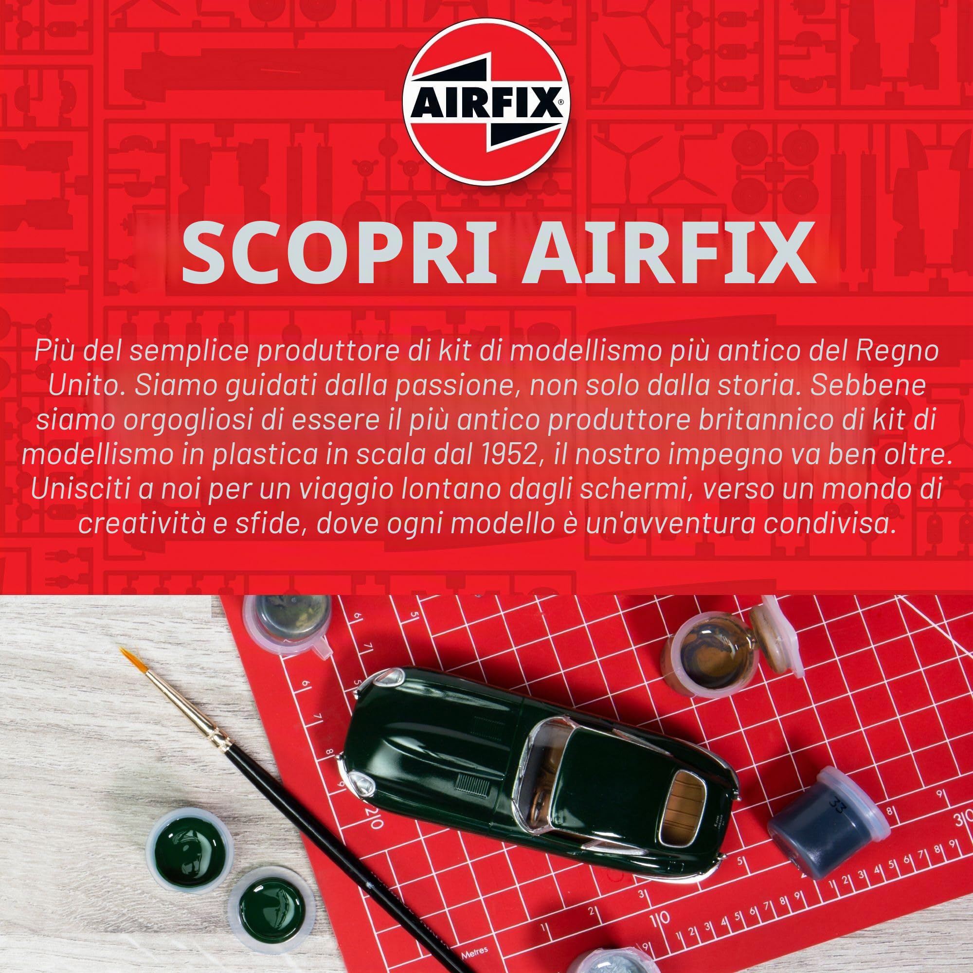 Airfix 997001-1/24 Supermarine Spitfire Mk.IXC Flying Dray, scala 1:24